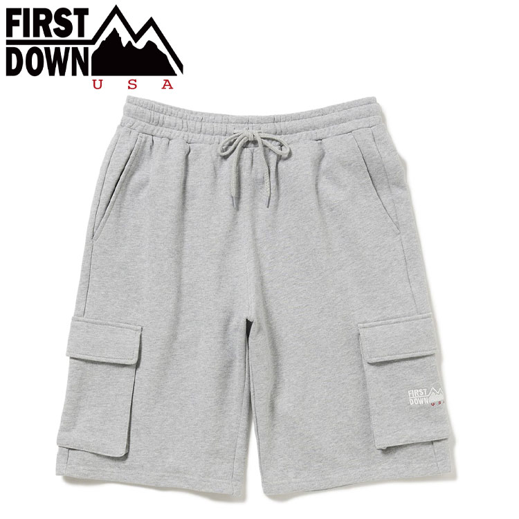 乐天商城 - 【スーパーセール限定最終処分プライス】【返品不可】 FIRST DOWN USA SWEAT CARGO SHORTS F121039-03 メンズ レディース