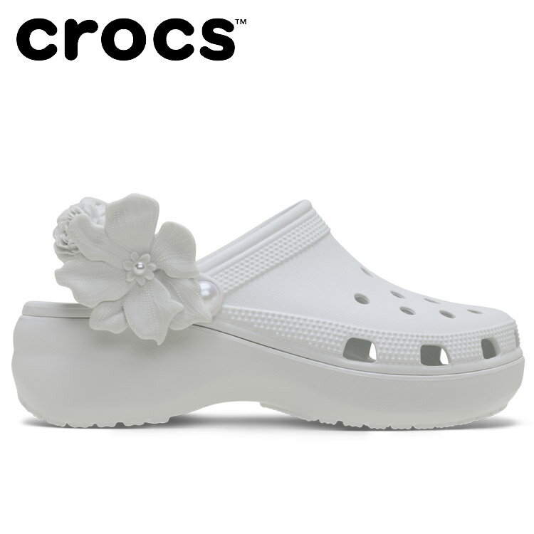 【スーパーセール限定最終処分プライス】【返品不可】 クロックス crocs Classic Platform Bouquet Clog 211292-1NK レディース サンダル