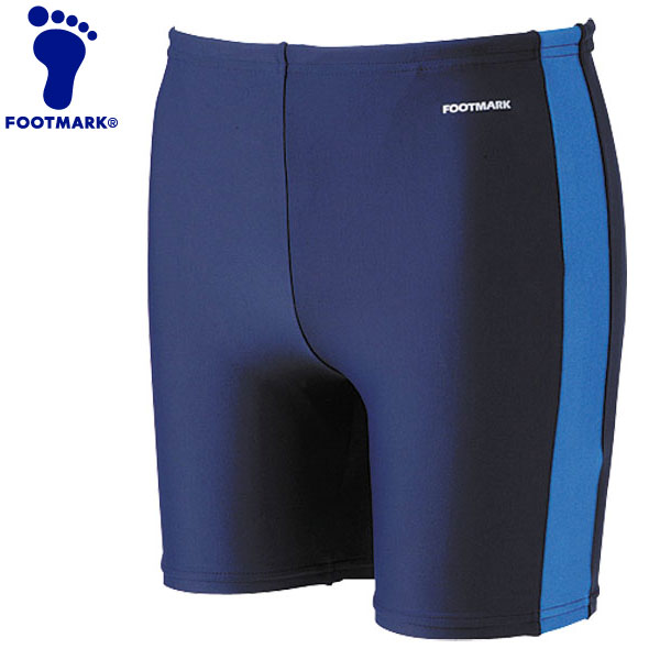 【ブラックフライデー限定店内ポイント最大20倍(11/27 1:59迄】 お買い得スペシャルプライス メール便送料無料 フットマーク 水泳 ラインミドルトランク...