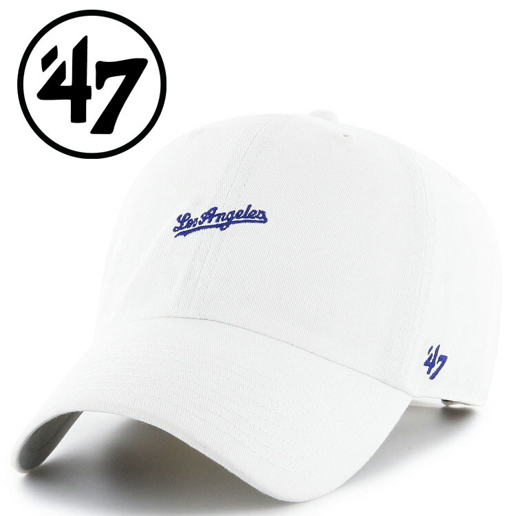 Rakuten - 【3日間限定店内ポイント最大20倍(4/18 00:00〜4/20 23:59迄)】お買い得スペシャルプライス 47 フォーティーセブン Dodgers Base Runner Script 47 CLEAN UP White DODGERS 14751374 【地域限定送料無料】