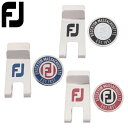 Footjoy FJ Clip Marker 21キャップのつばにつける使いやすいクリップタイプ。FJの創立年1857年と誕生の地である米国マサチューセッツ州ブロクトンをあしらったデザインのボールマーカー。■サイズ：(クリップ)W33×H35mm(マーカー)W30×H30×D1.5mm■カラー：ブラック/ホワイト(38124)、ネイビー/レッド(38125)、レッド/ブラック(38126)■素材：(クリップ)鉄・マンガン(マーカー)鉄・磁石■原産国：中国【メーカー取り寄せ商品】在庫の有無・納期は改めてご連絡させていただきます。取り寄せの為、ご購入いただけましても、欠品・完売の場合もございます。