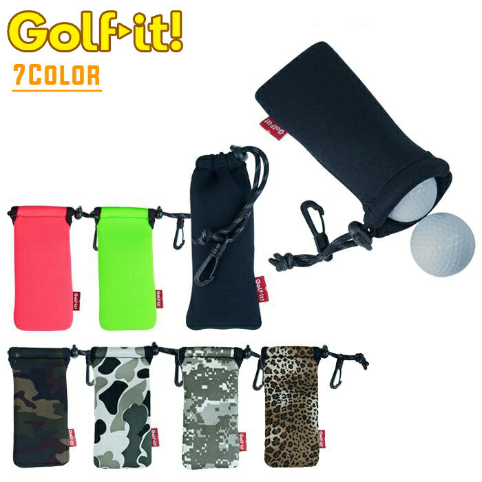 LITE C-1753個のゴルフボールをスマートに収納することができます。使い勝手の良い巾着タイプで収納口にはドローコード(ストッパー付き紐)の採用で、アクティブに動いても中身が落ちません。キャディーバッグのパーツやベルトループに引掛けてお...