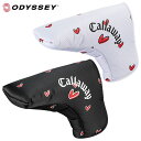 Odyssey Love Callaway Blade Putter Cover 24 JMハートの総柄デザインの可愛いパターカバー。■カラー：ホワイト(5524145)、ブラック(5524146)■サイズ：※一部モデルには対応しません。■素材：ポリエステル■原産国：Made in China【メーカー取り寄せ商品】在庫の有無・納期は改めてご連絡させていただきます。取り寄せの為、ご購入いただけましても、欠品・完売の場合もございます。メーカー希望小売価格はメーカーカタログに基づいて掲載しています