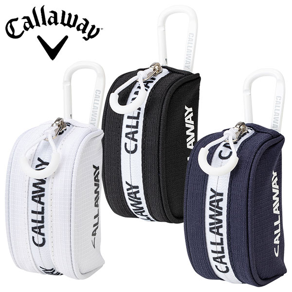 Callaway Attractive Ball Pouch Women's 24 JMボール2個収納可能。ベルトループに装着可能なカラビナ付き。■カラー：ホワイト(5924213)、ブラック(5924214)、ネイビー(5924215)■サイズ：W45mm × H95mm × D50mm■素材：ポリエステル■原産国：Made in China【メーカー取り寄せ商品】在庫の有無・納期は改めてご連絡させていただきます。取り寄せの為、ご購入いただけましても、欠品・完売の場合もございます。メーカー希望小売価格はメーカーカタログに基づいて掲載しています