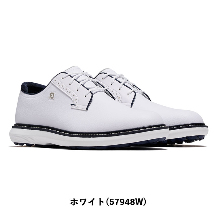 【0のつく日＆ワンダフルデー48時間限定店内ポイント最大20倍(6/30 00:00〜7/1 23:59迄)】 フットジョイ ゴルフ エフジェイ トラディションズ スパイクレス メンズ ゴルフシューズ シューレース 2024モデル