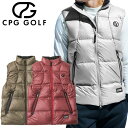 CPG GOLF シームレスダウン ベスト 中綿ダウン メンズ ゴルフウェア CPG-M202106