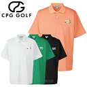 【お買い物マラソン限定店内ポイント最大20倍(6/27 1:59迄)】CPG GOLF SIMPLE POLO SS シンプル ポロシャツ メンズ 2109-25111 ゴルフウェア 2025モデル