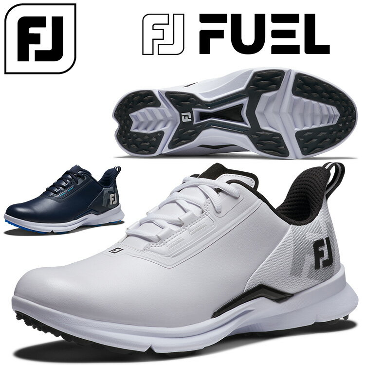 【ブラックフライデー限定店内ポイント最大20倍(11/27 1:59迄】 フットジョイ FJ フューエル レース メンズ スパイクレス ゴルフシューズ 2025...