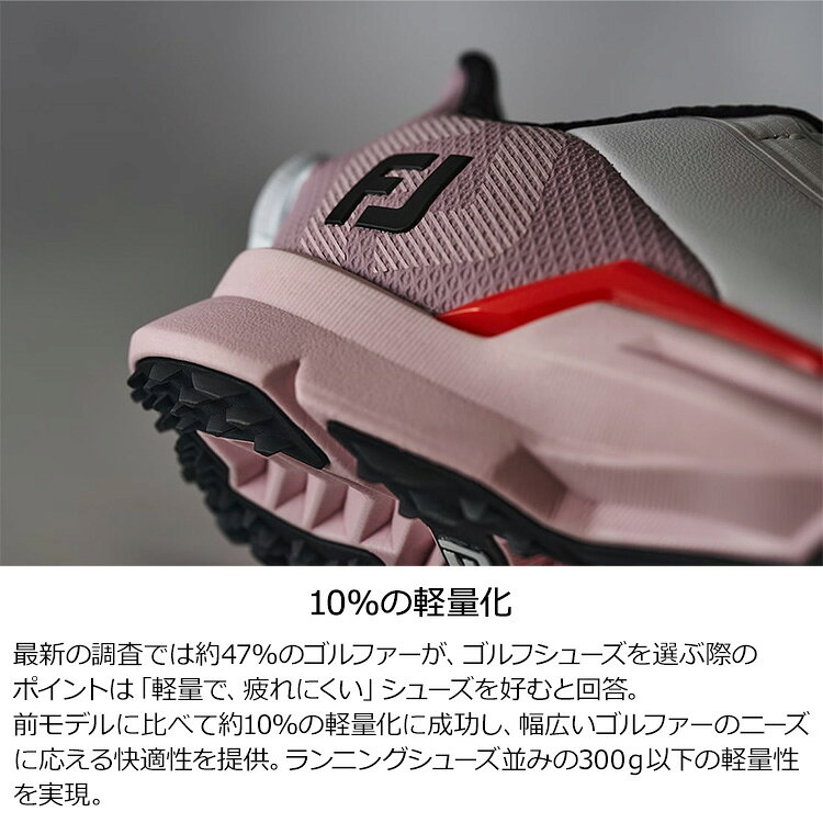 フットジョイ FJ フューエル ボア レディース スパイクレス ゴルフシューズ 2025モ...