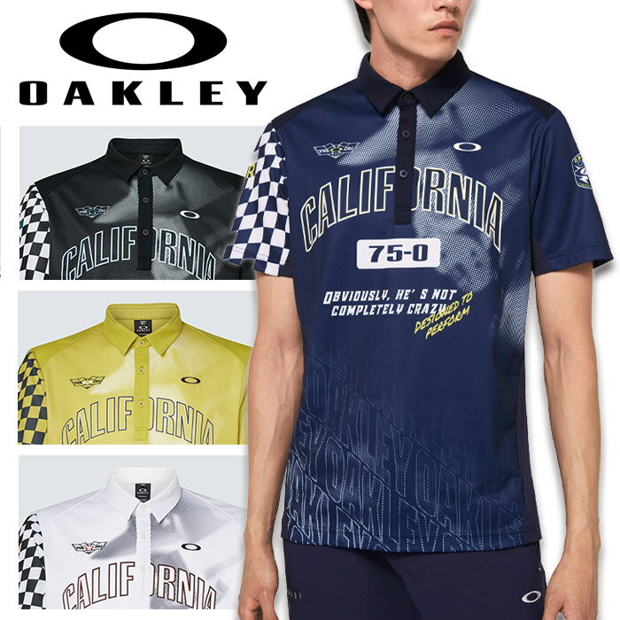 オークリー ポロシャツ メンズ オークリー ゴルフ OAKLEY EMPHATIC MX SHIRT 2.0 半袖ポロシャツ メンズ 春夏 ゴルフウェア FOA405151