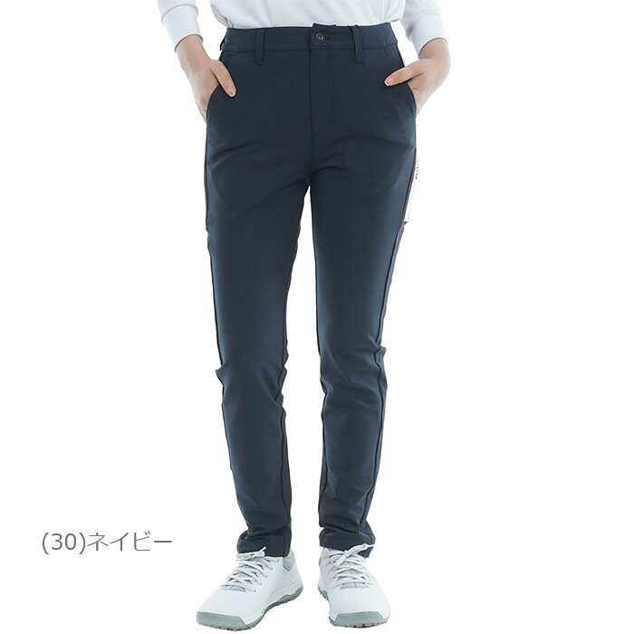 【お買い物マラソン限定店内ポイント最大20倍(2025/11/11 1:59迄)】 メール便送料無料 アドミラルゴルフ 4wayストレッチ サイドライン ロングパンツ レディース 2023秋冬 ゴルフウェア ADLA366