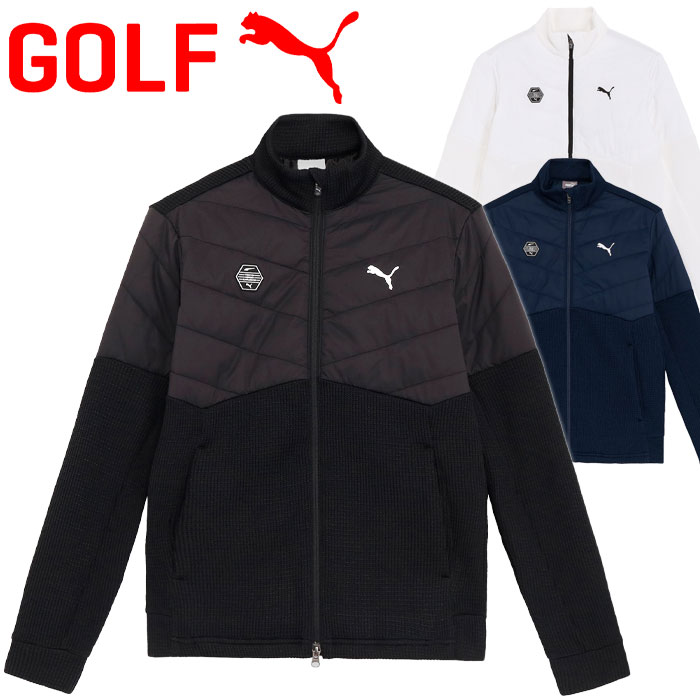 【お買い物マラソン限定店内ポイント最大20倍(10/14 20:00〜10/17 9:59迄)】 プーマ ゴルフ クウォーターゲージ 中綿スタンドジャケット メンズ 2023秋冬 ゴルフウェア 624905