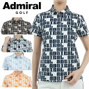 【お買い物マラソン限定店内ポイント最大20倍(8/27 9:59迄)】 アドミラル ゴルフ ロゴモノグラム ポロシャツ レディース 2024春夏ゴルフウェア ADLA402