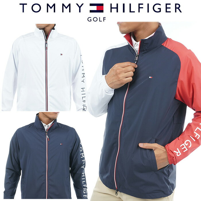 【お買い物マラソン限定店内ポイント最大20倍(10/14 20:00〜10/17 9:59迄)】 メール便送料無料 トミーヒルフィガー ゴルフ ウィンドジャケット メンズ 春夏 ゴルフウェア THMA309