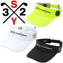 【4月上旬入荷】SY32 ゴルフ HONEYCOMB SUN VISOR バイザー メンズ 2024春夏 SYG-24S117