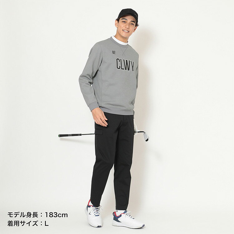 【いちばの日＆お買い物マラソン限定店内ポイント最大20倍(7/26 1:59迄)】 キャロウェイ カノコダブルニット クルーネックスウェット メンズ 2025秋冬 ゴルフウェア C25217103