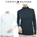トミーヒルフィガーゴルフ 吉田優利プロ着用 モックネックインナー レディース 2025春夏 ゴルフウェア THLA490