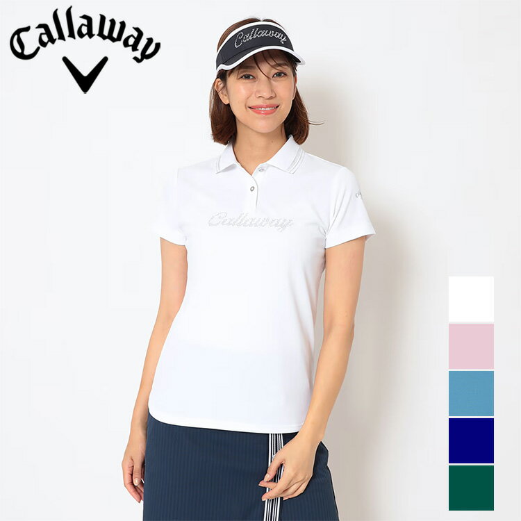 CALLAWAY - 【お買い物マラソン限定店内ポイント最大20倍(2026/5/16 1:59迄)】キャロウェイ ポリエステルカノコ半袖ポロシャツ レディース 2026春夏 ゴルフウェア C26134200