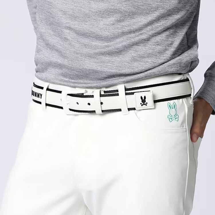 【いちばの日限定店内ポイント最大20倍(2/18 00:00〜23:59迄)】 サイコバニーゴルフ 立体ラバー ベーシックロゴベルト GF739 2026春夏