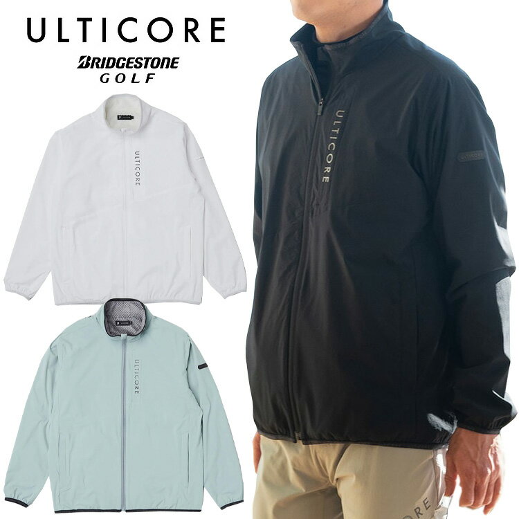 ブリヂストンゴルフ 4Dimotion Fit Split Raglan Sleeve ULTICORE 前開きブルゾン メンズ 2025秋冬 ゴルフウェア FBM01D