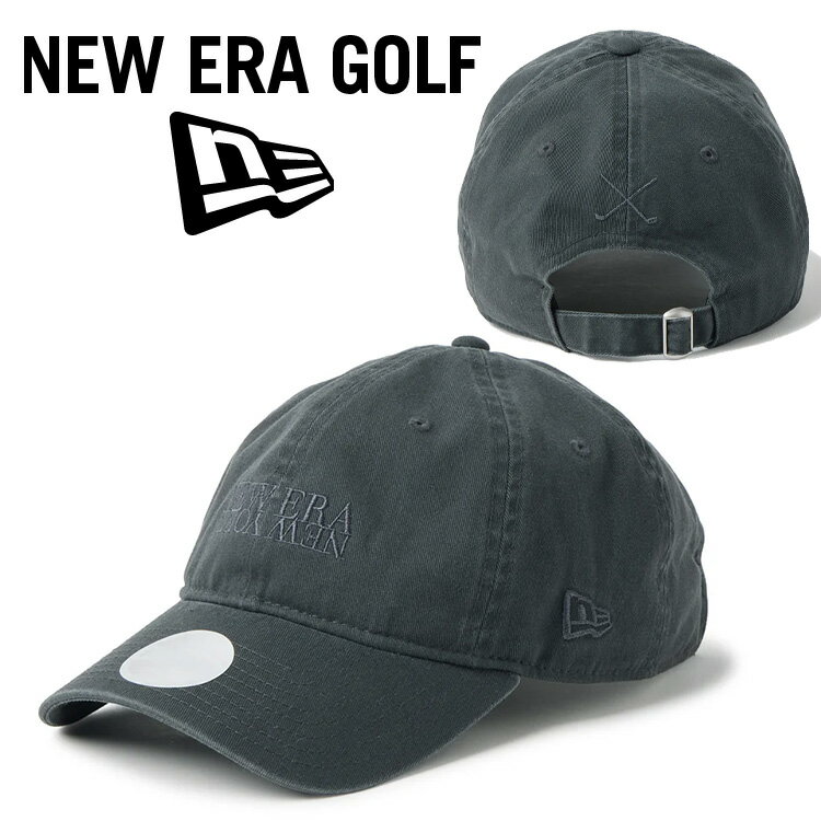 Rakuten - 【3日間限定店内ポイント最大20倍(4/18 00:00〜4/20 23:59迄)】ニューエラ ゴルフ 9TWENTY ウォッシュド コットン NEW ERA NEW YORK キャップ 2026春夏 14747148