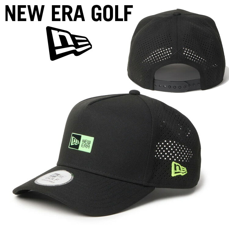 ニューエラ ゴルフ 9FORTY A-Frame レーザーパーフォレーション Box Logo キャップ メンズ 2026春夏 14747307