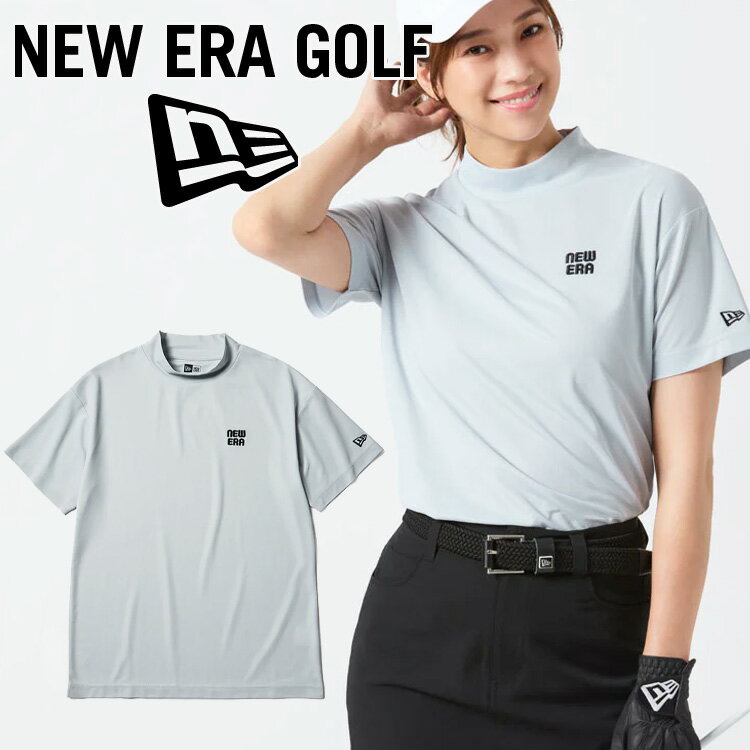 乐天商城 - ニューエラ ゴルフ Logo Embroidery ミッドネック Tシャツ レディース 2026春夏 ゴルフウェア 14859870