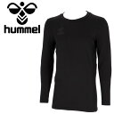 お買い得スペシャルプライス ヒュンメル hummel あったか丸首インナー HAP5164C-90 メンズ レディース メール便送料無料