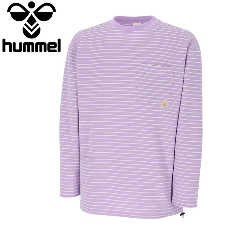 Rakuten - 【スーパーセール限定店内最大20倍(6/4 20:00〜)】 お買い得スペシャルプライス ヒュンメル hummel PLAY 長袖ボーダーTシャツ HAP7231-822 メンズ レディース