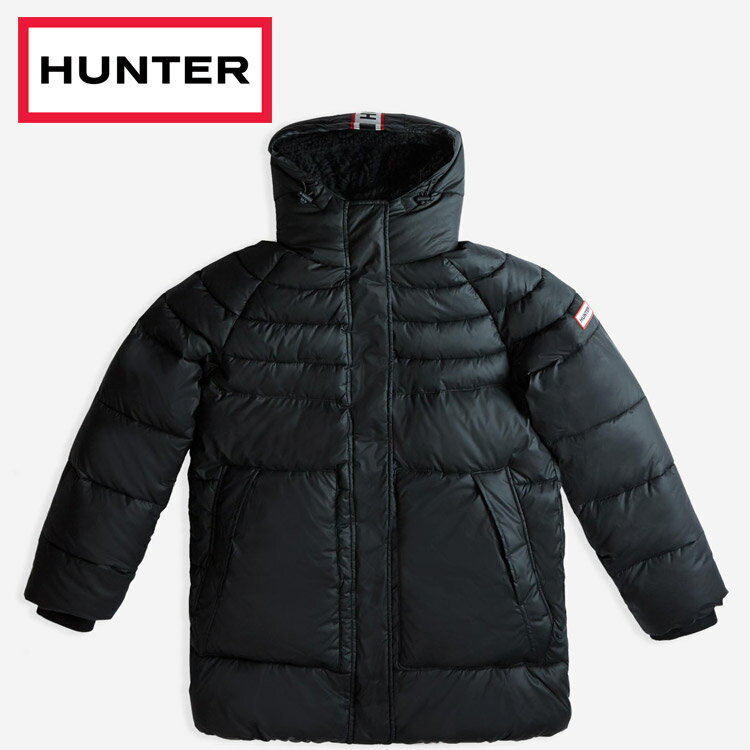 【クーポン対象】【3点以上ご購入でさらに15%OFFクーポン発行中】 クリアランスセール ハンター HUNTER レディース イントレピッド ロゴ ミッド パファー ジャケット WRO1417RTN-HLB 【返品不…