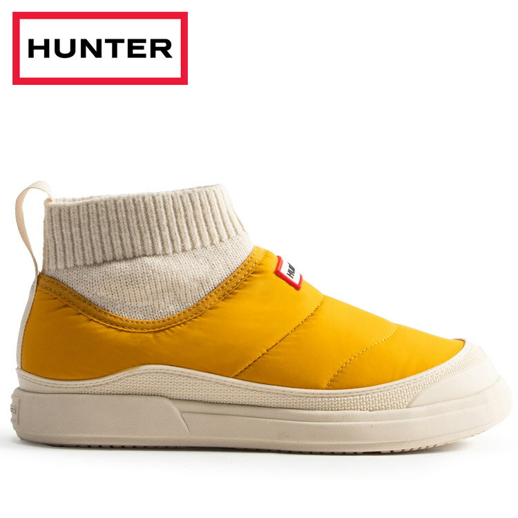 お買い得スペシャルプライス ハンター レディース イン/アウト ニッティド カフ スリッパー ブーツ - オーカーサンライズ/キャンバスクリーム WFS2265REN-OSC