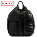 期間限定お買い得プライス ハンター レザー ドローストリング バックパック UBB5500LHR-BLK