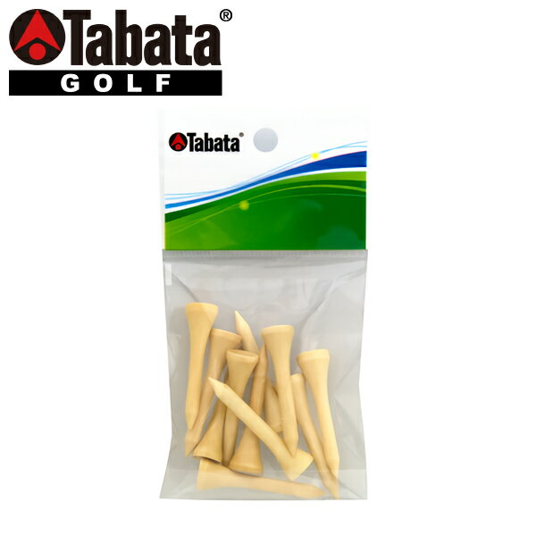 【お買い物マラソン限定店内ポイント最大20倍(10/14 20:00〜10/17 9:59迄)】 タバタ ゴルフ 白木ティー ショート GV-0432