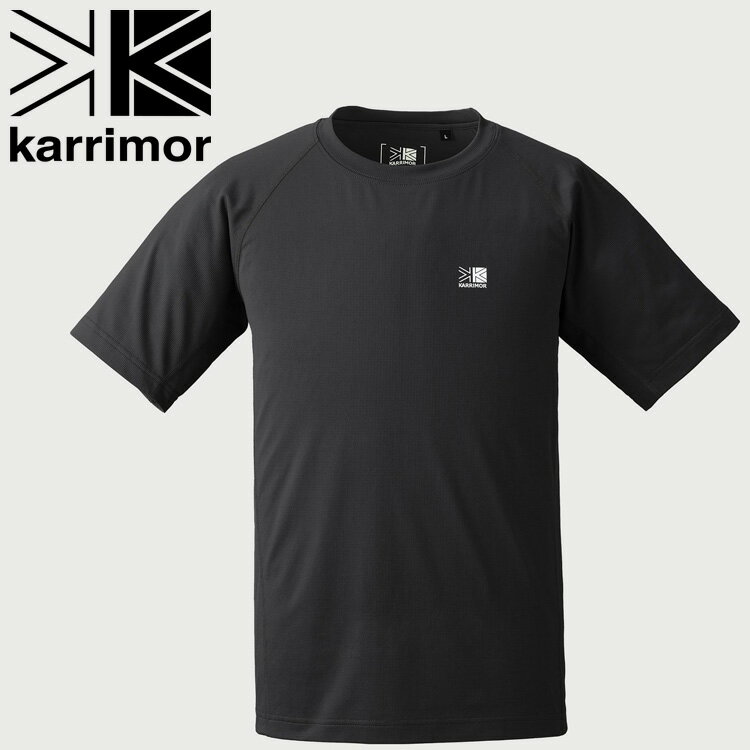 【期間限定ポイント最大20倍(2026/1/31 11:59迄)】 メール便送料無料 カリマー karrimor fast-dry S/S T 101567-9000 メンズ レディース