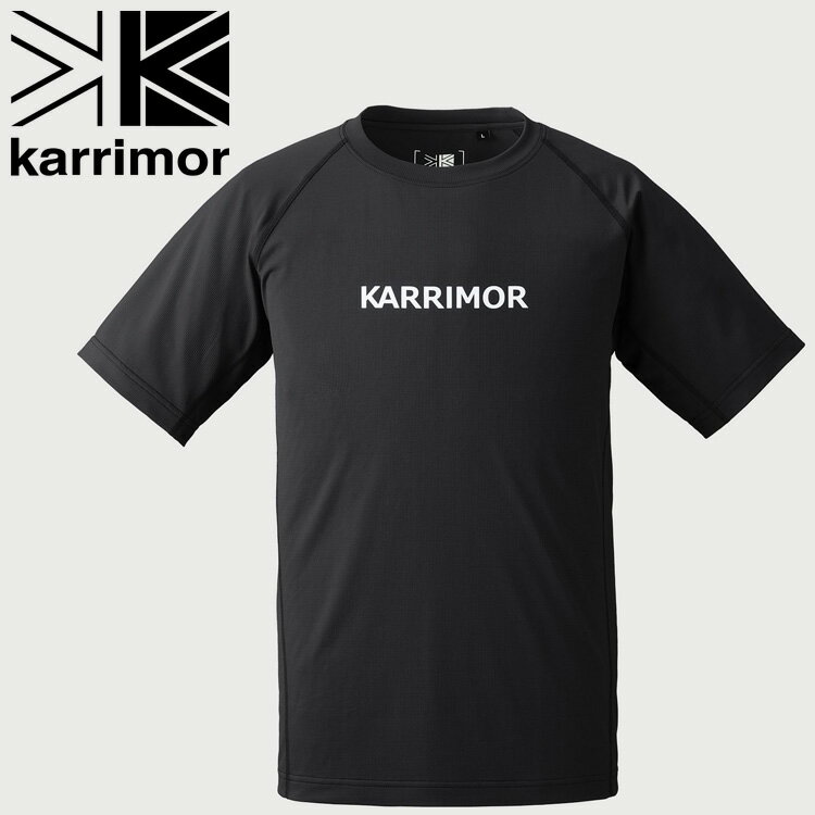 【期間限定ポイント最大20倍(2026/3/27 23:59迄)】 メール便送料無料 カリマー karrimor fast-dry S/S T 101571-9000 メンズ レディース