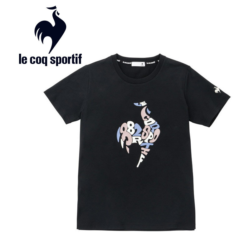  お買い得スペシャルプライス メール便送料無料 ルコック スポルティフ le coq sportif ヘランカ 半袖Tシャツ レディース QMWWJA01-BK