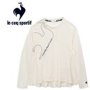  お買い得スペシャルプライス ルコック スポルティフ le coq sportif スポットレス 長袖Tシャツ レディース QMWWJB02-WH