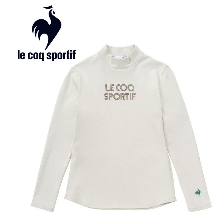 お買い得スペシャルプライス ルコックスポルティフ le coq sportif テニス 長袖モックネックプラクティスシャツ レディース QTWWJB03-WH