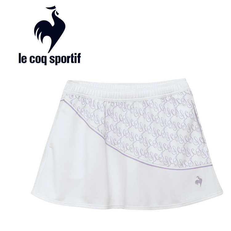 お買い得スペシャルプライス メール便送料無料 ルコックスポルティフ le coq sportif テニス グラフィックスコート レディース QTWWJE10-WH