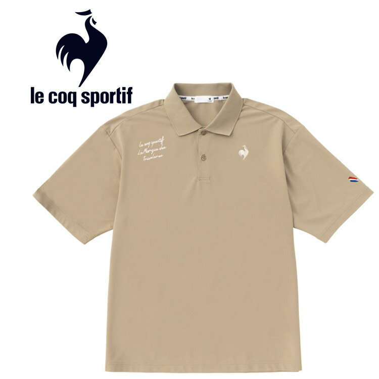 ルコックスポルティフ ポロシャツ メンズ メール便送料無料 ルコック スポルティフ le coq sportif ヘランカSUNSCREEN鹿の子ポロシャツ 半袖 メンズ QMMVJA40-BG