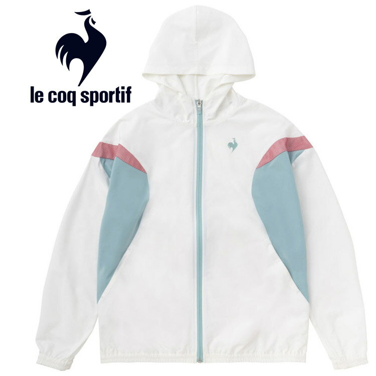 ルコック スポルティフ le coq sportif ソロテックスSUNSCREENクロスジャケット トレーニング 撥水 レディース QMWVJF21-WH