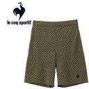 メール便送料無料 ルコックスポルティフ le coq sportif テニス ジャガードハーフパンツ ショートパンツ 半パン 短パン メンズ LN4FHP20M...
