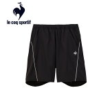 お買い得スペシャルプライス メール便送料無料 ルコックスポルティフ le coq sportif テニス ハーフパンツ ショートパンツ 半パン 短パン メンズ LN4FHP90M-BK00
