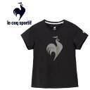 お買い得スペシャルプライス メール便送料無料 ルコックスポルティフ le coq sportif テニス プラクティスシャツ 半袖 レディース LN4FHT52L-BK00