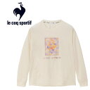 【お買い物マラソン限定店内ポイント最大20倍(7/26 1:59迄)】 お買い得スペシャルプライス ルコックスポルティフ le coq sportif 汗染み軽減長袖Tシャツ レディース LT4FLT01L-WH01