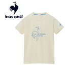 お買い得スペシャルプライス メール便送料無料 ルコックスポルティフ le coq sportif ヘランカサンスクリーン 半袖Tシャツ レディース QMWXJA01-EWH