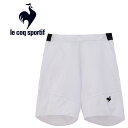お買い得スペシャルプライス メール便送料無料 ルコックスポルティフ le coq sportif テニス ハイゲージニットハーフパンツ 半ズボン メンズ QTM...