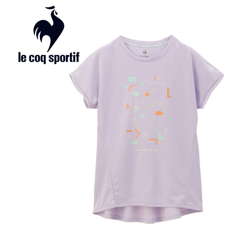 メール便送料無料 ルコック スポルティフ le coq sportif テニス 汗染み軽減プラクティスシャツ ウィメンズ QTWXJA06-PP