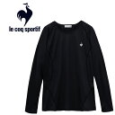 お買い得スペシャルプライス メール便送料無料 ルコック トレーニング ストレッチライトニット長袖Tシャツ ウィメンズ レディース LT5SLT04L-BK00