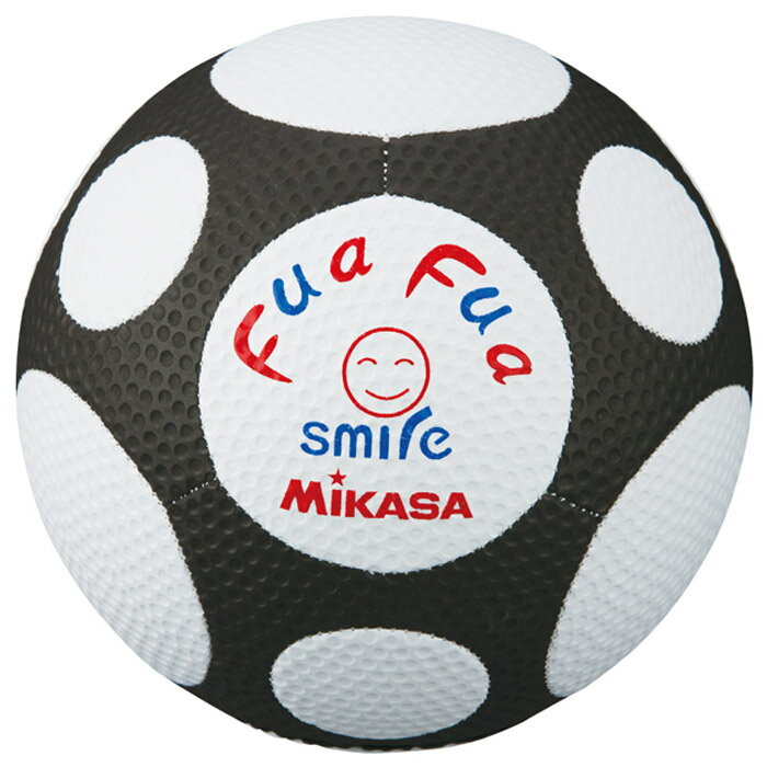 【5のつく日限定店内ポイント最大20倍(2/25 00:00〜23:59迄)】 ミカサ ふぁふぁスマイルサッカー4号ディンプル 白黒 FFF4-WBK 2116000